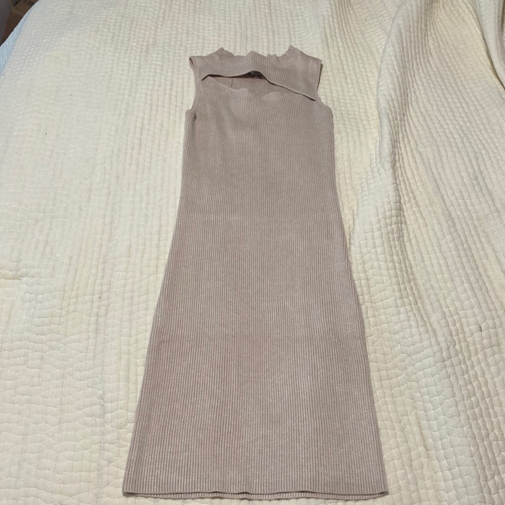 Tank top sweater dress